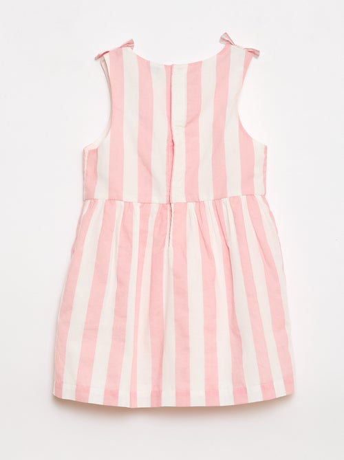 Vestido corte evasé sem mangas - Kiabi