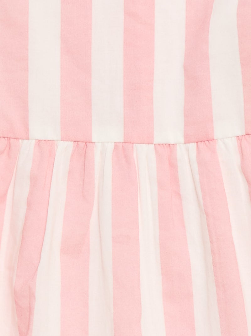 Vestido corte evasé sem mangas Rosa - Kiabi