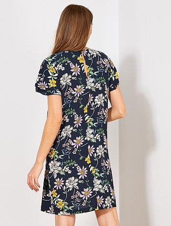 Vestido crepe florido 'JDY' - Kiabi