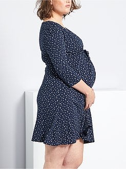 Vestido cruzado - Kiabi