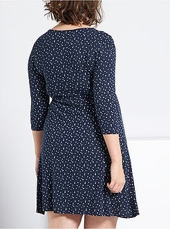 Vestido cruzado - Kiabi