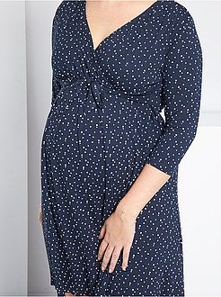 Vestido cruzado - Kiabi