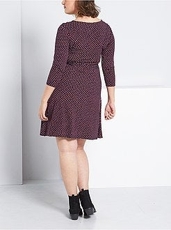 Vestido cruzado - Kiabi