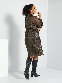 Vestido cruzado - Kiabi