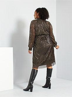 Vestido cruzado - Kiabi