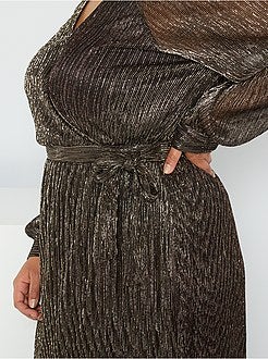 Vestido cruzado - Kiabi