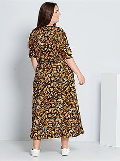 Vestido cruzado - Kiabi