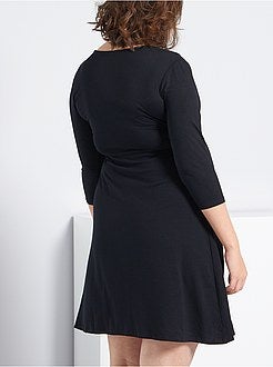 Vestido cruzado - Kiabi