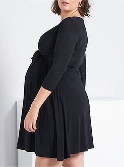 Vestido cruzado - Kiabi