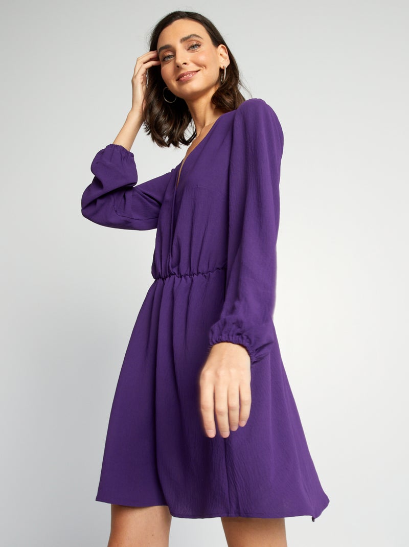 Vestido cruzado VIOLETA - Kiabi