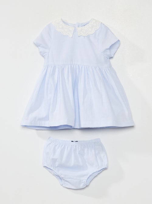 Vestido + cuecas de algodão - Kiabi