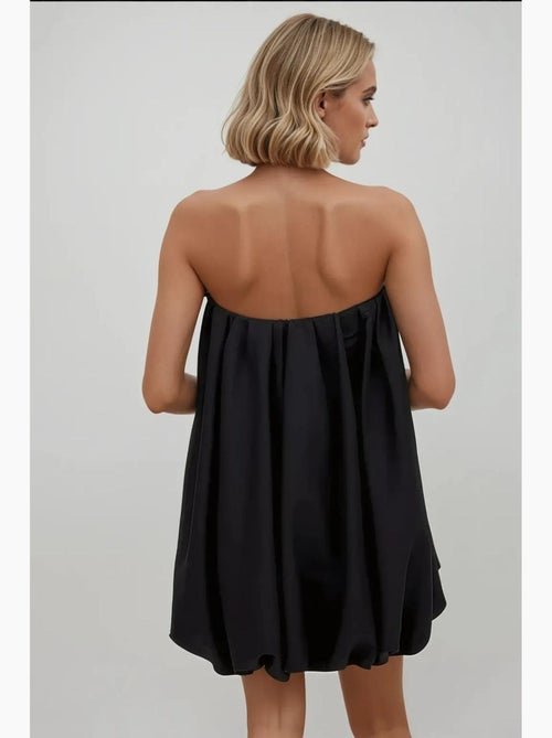 Vestido curto balão sem alças hiccup - Kiabi Vestido curto balão sem alças hiccup - Kiabi