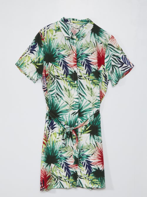 Vestido curto cintado 'JDY' - Kiabi