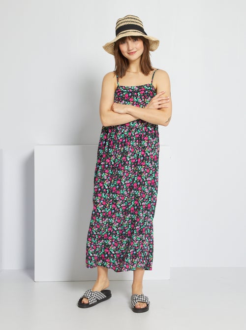 Vestido curto com alças - Kiabi