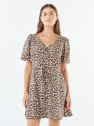 Vestido curto com botões 'JDY'