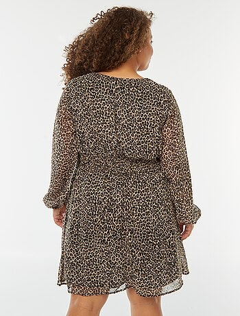 Vestido curto com cinto drapeado