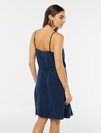 Vestido curto com cinto para atar 'JDY'