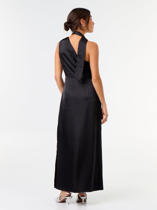 Vestido curto com corte assimétrico - Kiabi