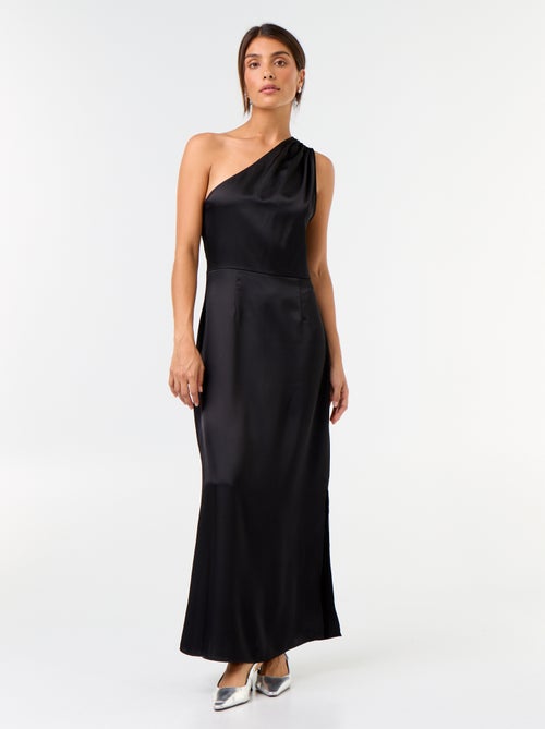 Vestido curto com corte assimétrico - Kiabi