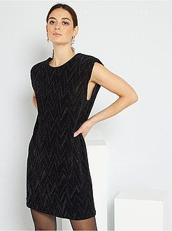 Vestido curto com decote atrás - Kiabi