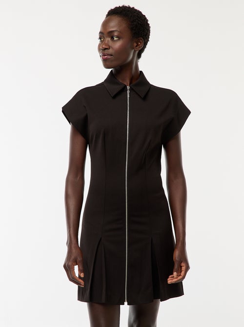 Vestido curto com fecho - Kiabi
