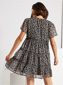 Vestido curto com folhos 'JDY' - Kiabi