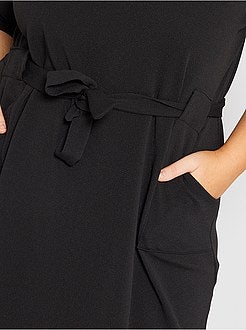 Vestido curto com mangas 3/4 - Kiabi