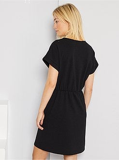 Vestido curto com renda - Kiabi