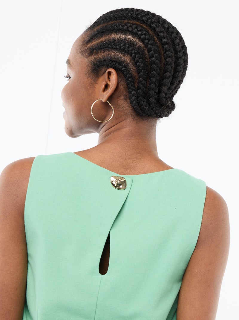 Vestido curto de cerimónia Verde - Kiabi