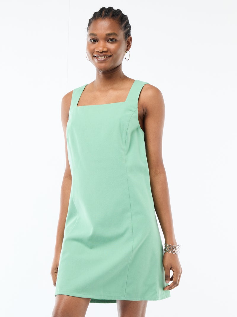 Vestido curto de cerimónia Verde - Kiabi