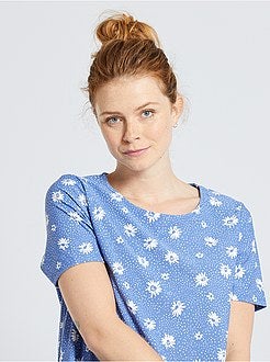 Vestido curto de conceção ecológica - Kiabi