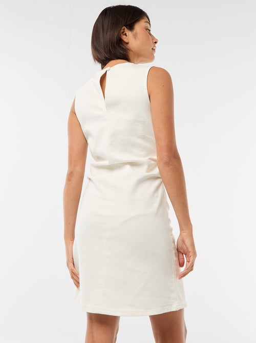 Vestido curto de ganga sem mangas - Kiabi