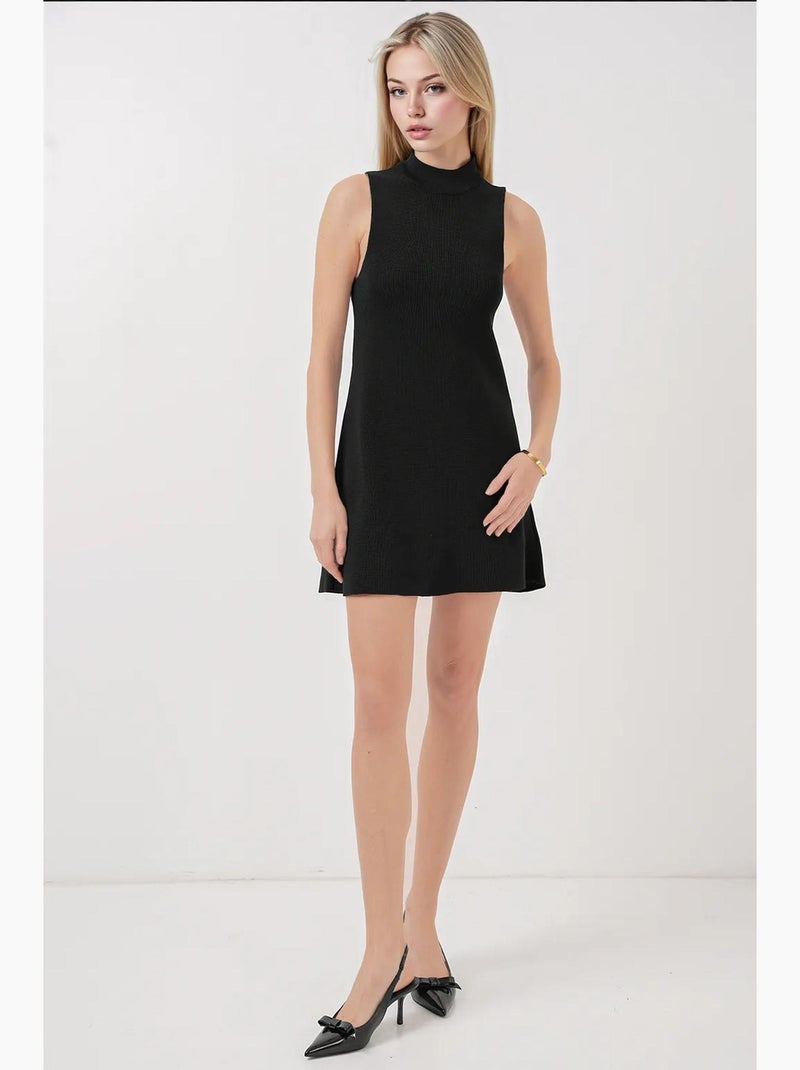 Vestido curto de malha sem mangas bdart Preto - Kiabi