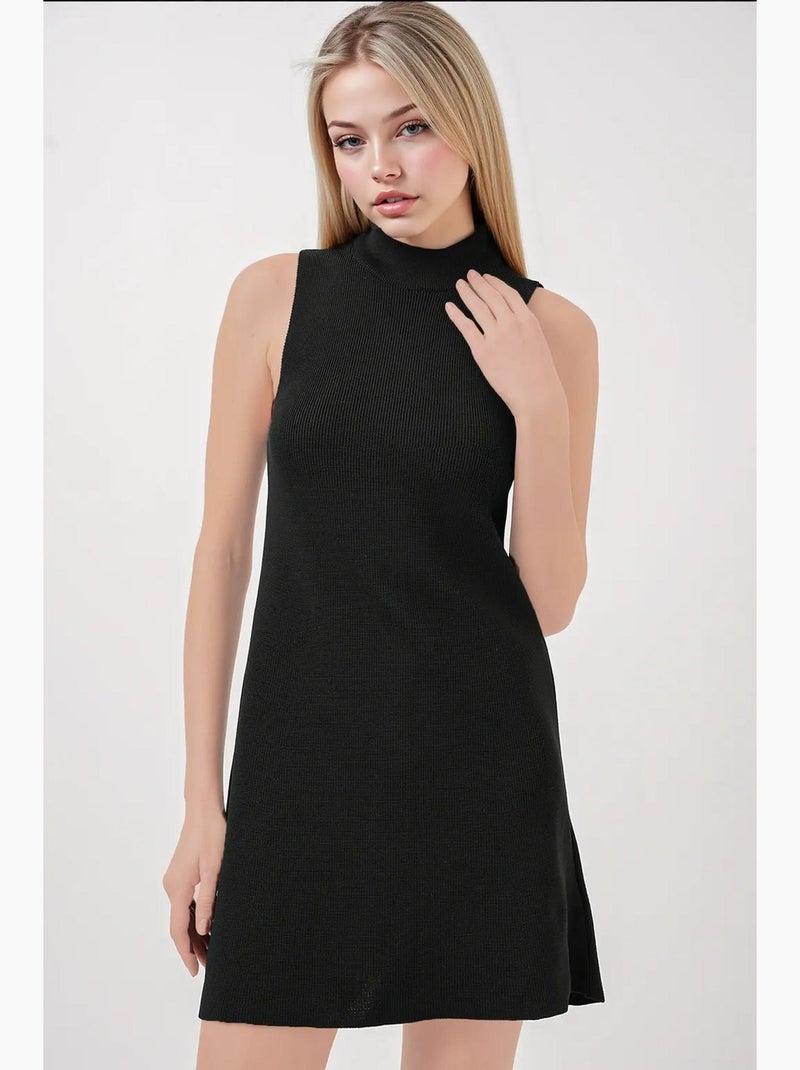 Vestido curto de malha sem mangas bdart Preto - Kiabi