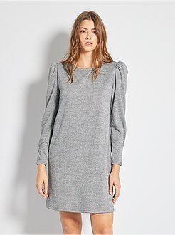 Vestido curto direito - Kiabi