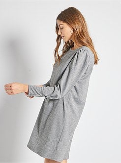 Vestido curto direito - Kiabi