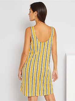 Vestido curto 'éco-conception' - Kiabi