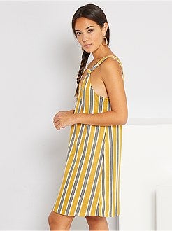 Vestido curto 'éco-conception' - Kiabi