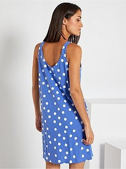 Vestido curto 'éco-conception' estampado - Kiabi