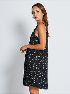 Vestido curto 'éco-conception' estampado - Kiabi