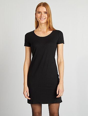 Vestido curto elástico