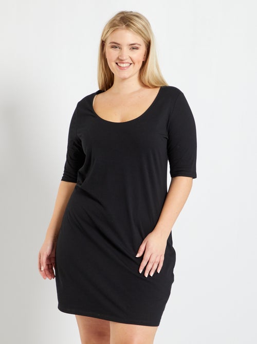 Vestido curto em jersey - Kiabi