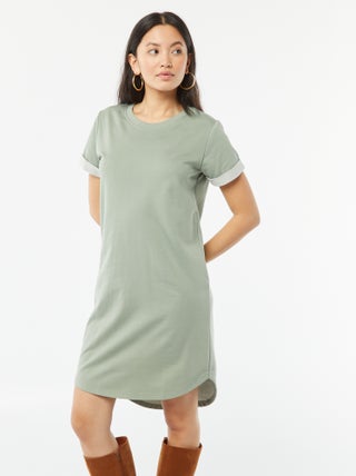 Vestido curto em moletão 'JDY'