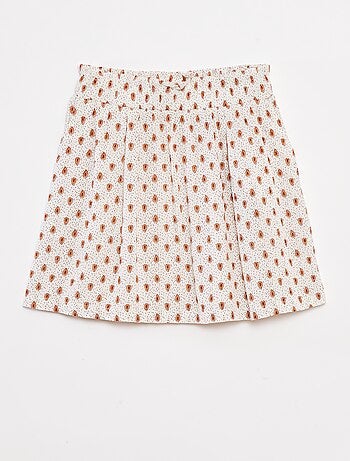 Vestido curto em tecido crepe