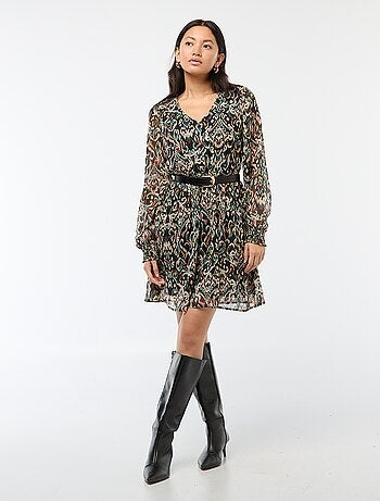 Vestido curto em voile 'JDY'