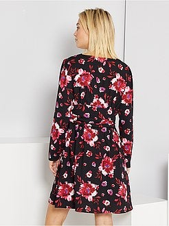 Vestido curto em voile - Kiabi