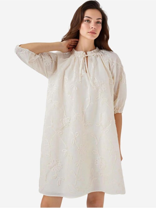 Vestido curto estampado bdart - Kiabi