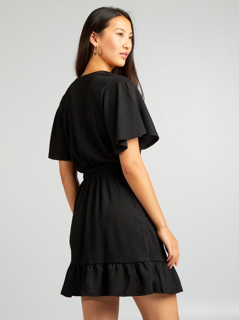 Vestido Curto com Folhos Peito main image 1