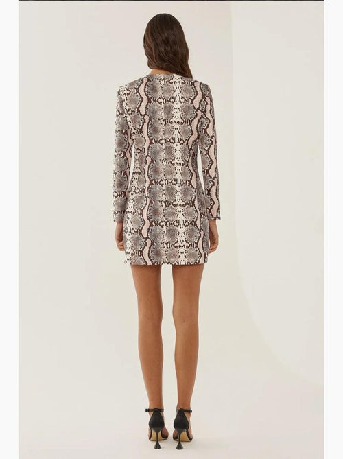 Vestido curto estampado hiccup - Kiabi Vestido curto estampado hiccup - Kiabi