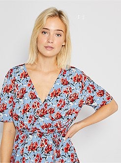 Vestido curto florido 'JDY' - Kiabi